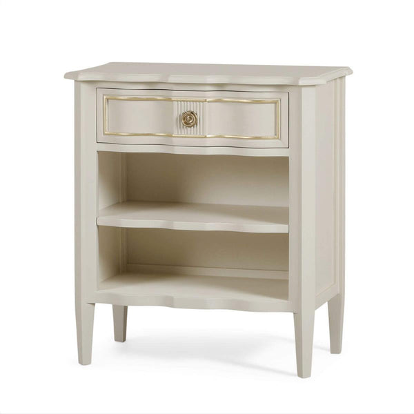 Connaught 1 Drawer Removable Shelf Bedside Table-Blue Hand Home