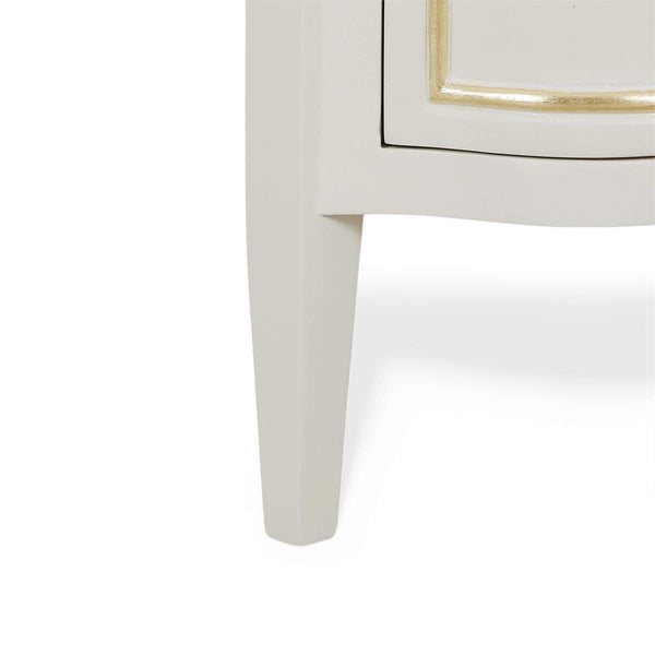 Connaught 3 Drawer Bedside Table in Solid Hardwood by-Blue Hand Home