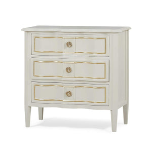 Connaught 3 Drawer Bedside Table in Solid Hardwood by-Blue Hand Home
