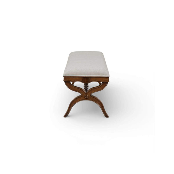 Connaught Boudoir Bench-Blue Hand Home