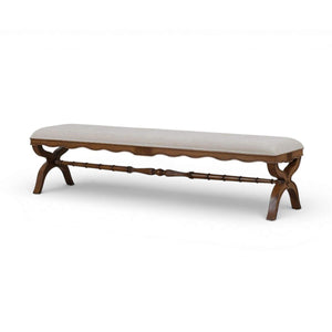 Connaught Boudoir Bench-Blue Hand Home
