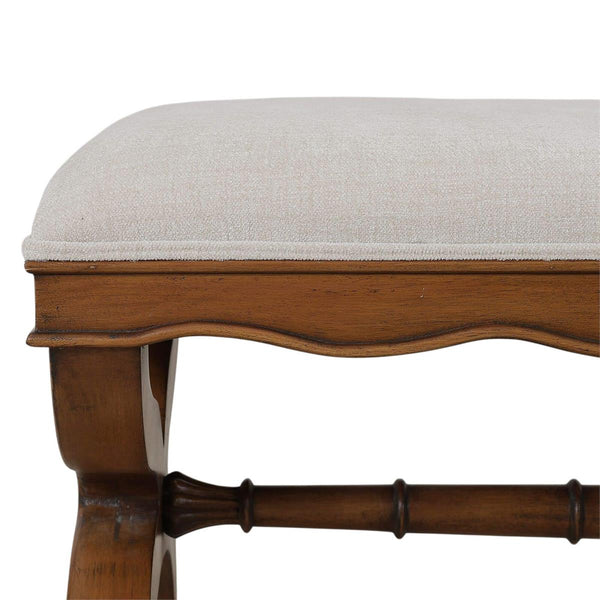 Connaught Boudoir Bench-Blue Hand Home