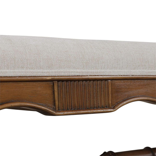 Connaught Boudoir Bench-Blue Hand Home