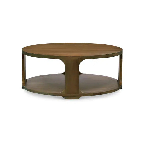 Bramble Corte Round Coffee Table In Straw Wash-Bramble-Blue Hand Home
