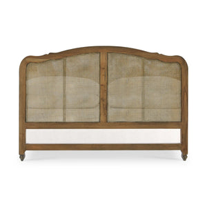 Bramble Covington Bed King In Straw Wash W/ Rattan Glaze-Bramble-Blue Hand Home