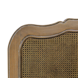 Bramble Covington Bed Queen In Straw Wash W/ Rattan Glaze-Bramble-Blue Hand Home