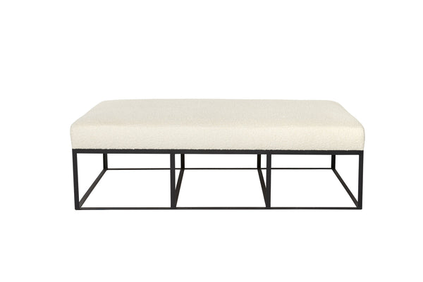 Cruz Ottoman 60"-Blue Hand Home
