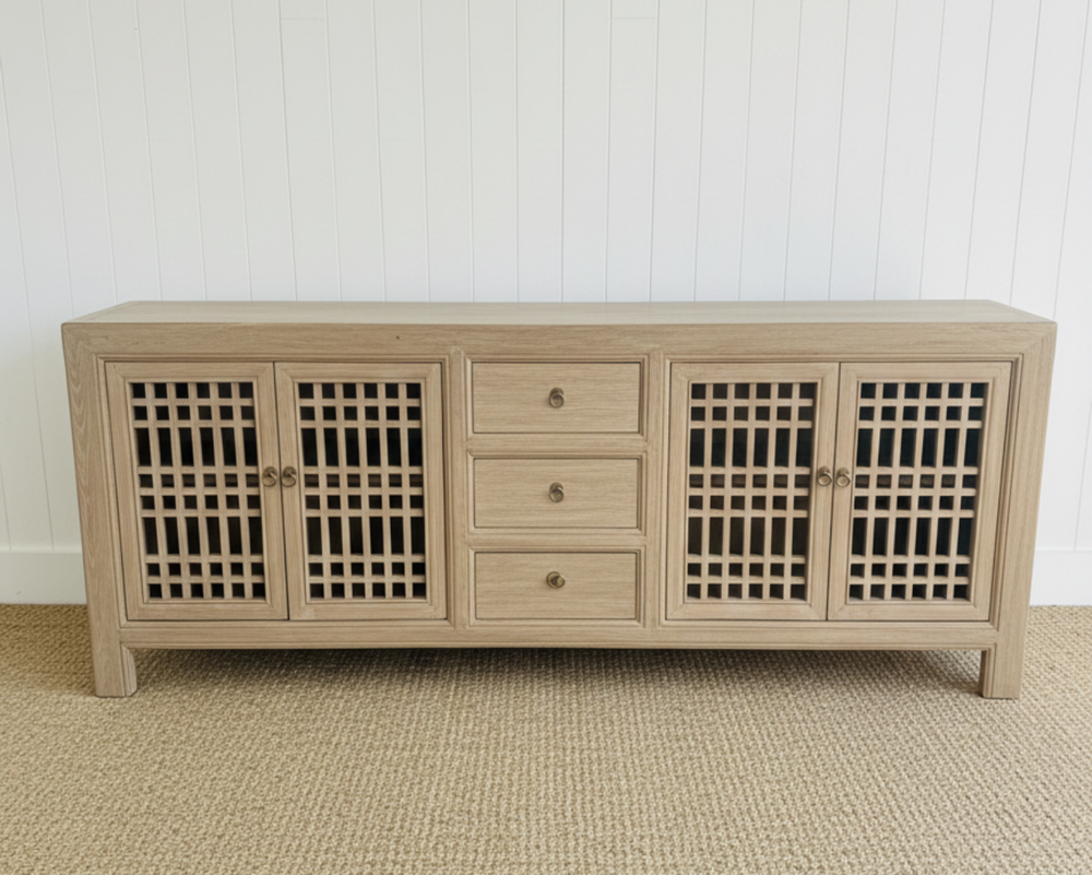 Cline Open Cab - Nat-Blue Hand Home