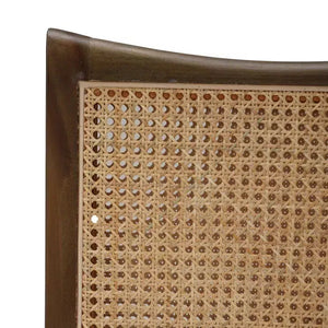 Bramble Dulwich Counter Stool In Straw Wash W/ Artic White Performance Fabric-Bramble-Blue Hand Home