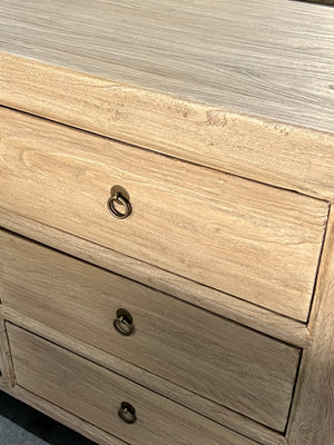 Ligne Elm Six Chest Drawer-Blue Hand Home