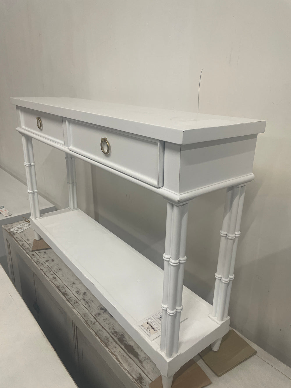 Farringdon Small Console-Blue Hand Home