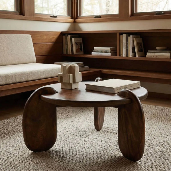 Mahatma Coffee Table-Noir Furniture-Blue Hand Home