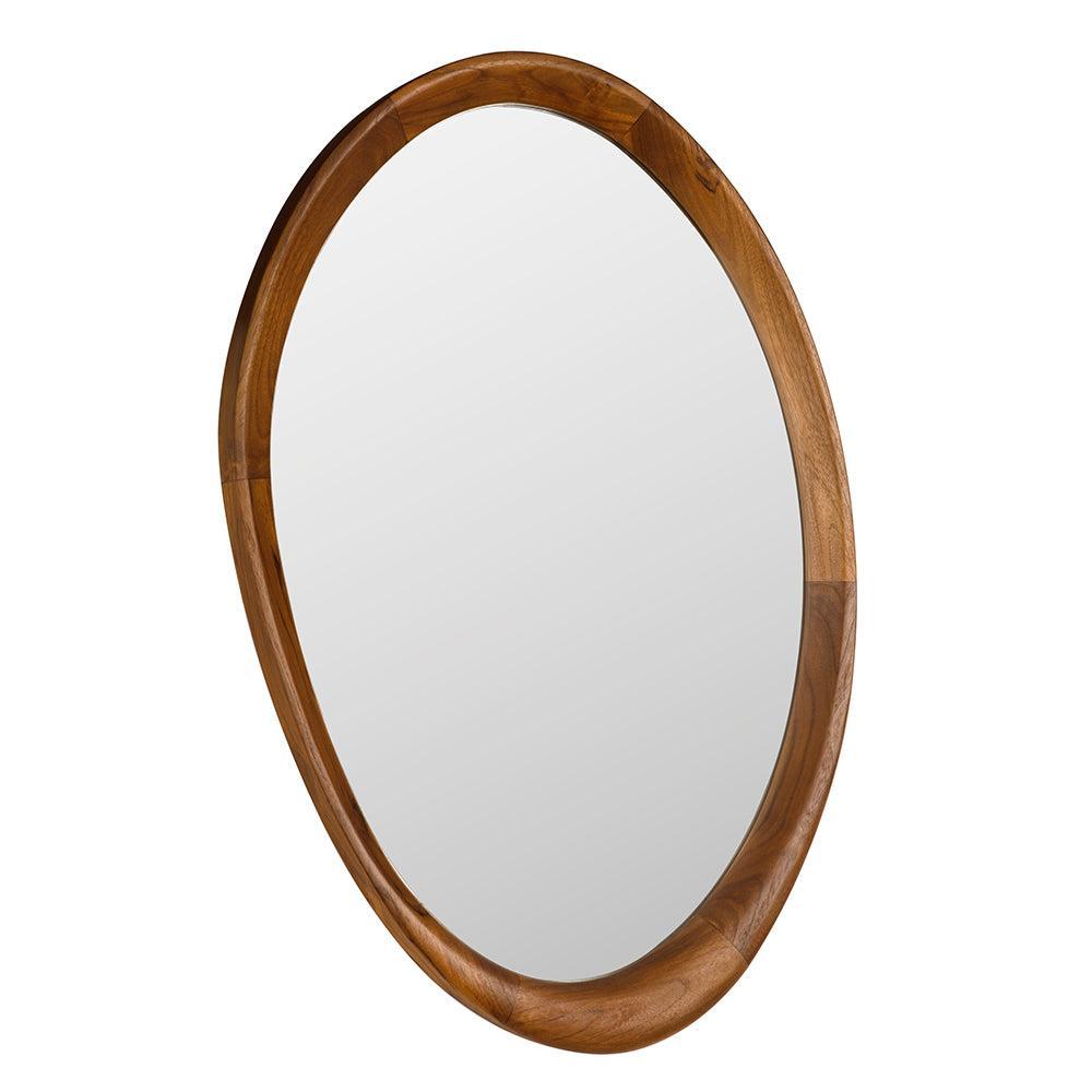 Chloe Mirror, Teak-Blue Hand Home