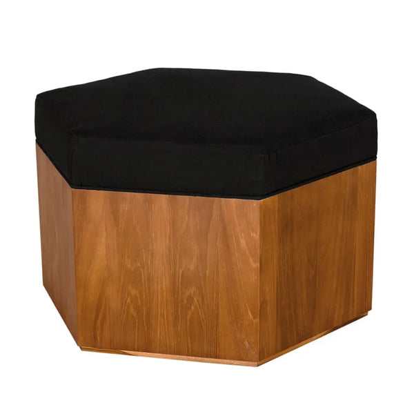 SX Octagon Stool B - Noir Trading Inc.-Noir Furniture-Blue Hand Home