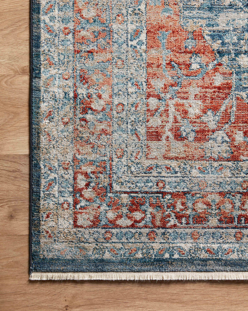 Magnolia Home by Joanna Gaines x Loloi Elise Rug - Navy / Red-Blue Hand Home