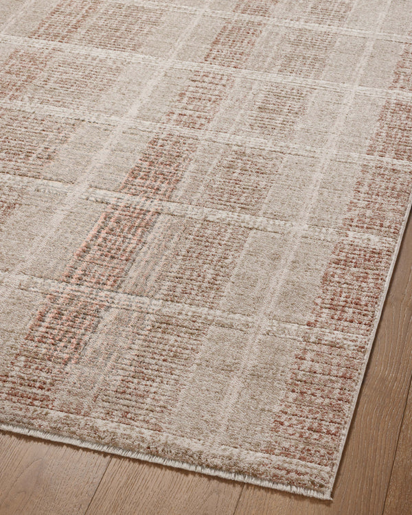 Angela Rose x Loloi Ember Rugs - Clay / Sand-Blue Hand Home