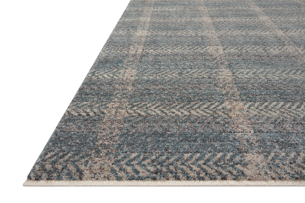 Angela Rose x Loloi Ember Rugs - Blue / Beige-Blue Hand Home