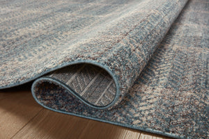 Angela Rose x Loloi Ember Rugs - Blue / Beige-Blue Hand Home