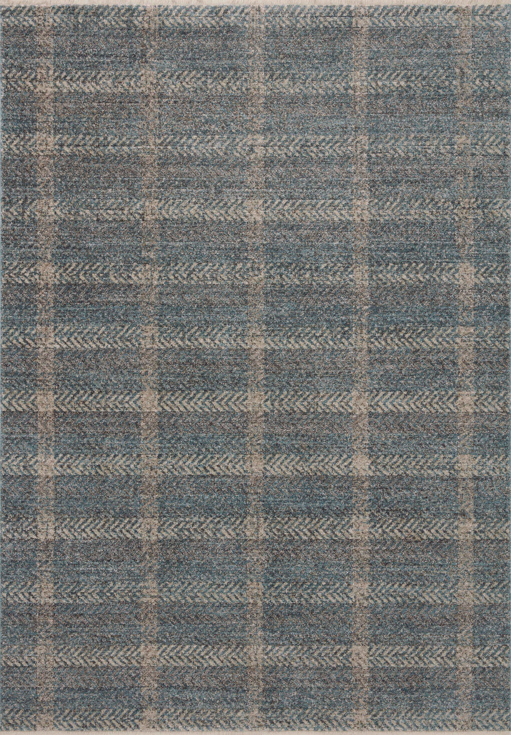 Angela Rose x Loloi Ember Rugs - Blue / Beige-Blue Hand Home