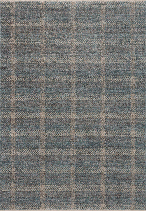 Angela Rose x Loloi Ember Rugs - Blue / Beige-Blue Hand Home