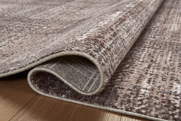 Angela Rose x Loloi Ember Rugs - Graphite / Multi-Blue Hand Home