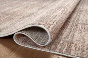 Angela Rose x Loloi Ember Rugs - Clay / Mist-Blue Hand Home