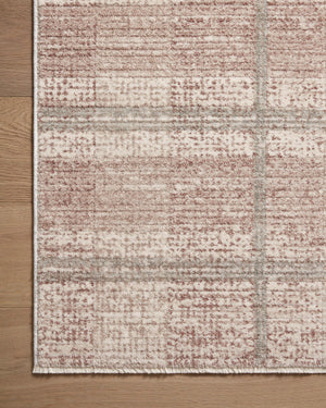 Angela Rose x Loloi Ember Rugs - Clay / Mist-Blue Hand Home