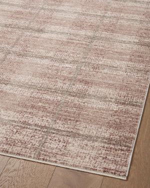 Angela Rose x Loloi Ember Rugs - Clay / Mist-Blue Hand Home