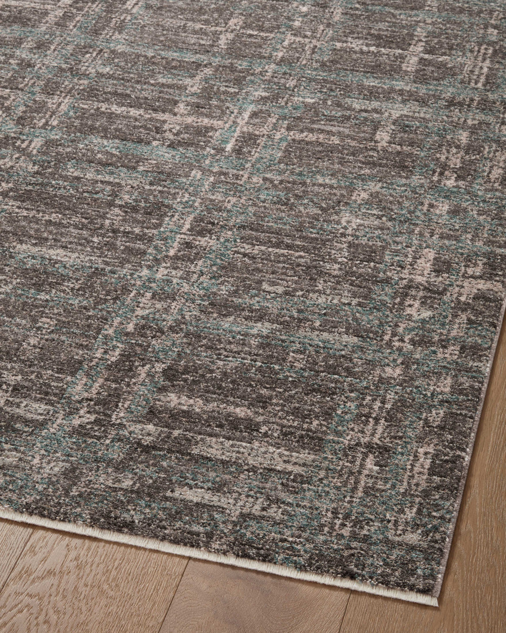 Angela Rose x Loloi Ember Rugs - Espresso / Multi-Blue Hand Home