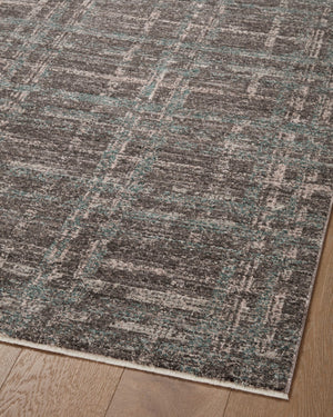 Angela Rose x Loloi Ember Rugs - Espresso / Multi-Blue Hand Home
