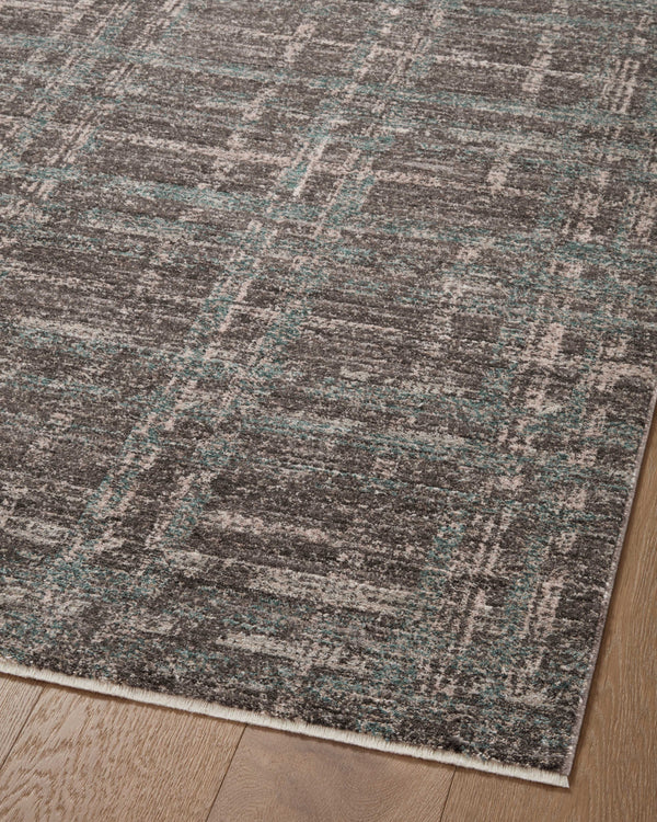 Angela Rose x Loloi Ember Rugs - Espresso / Multi-Blue Hand Home