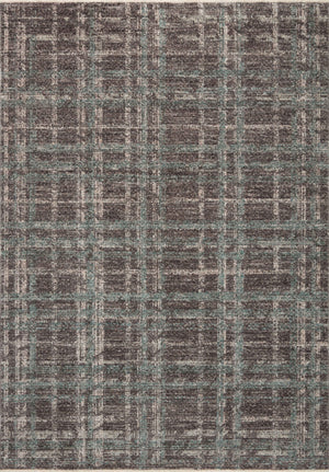 Angela Rose x Loloi Ember Rugs - Espresso / Multi-Blue Hand Home