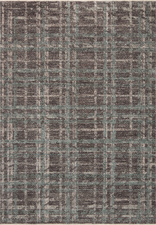 Angela Rose x Loloi Ember Rugs - Espresso / Multi-Blue Hand Home
