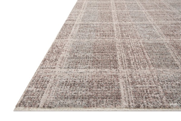 Angela Rose x Loloi Ember Rugs - Fog / Dove-Blue Hand Home
