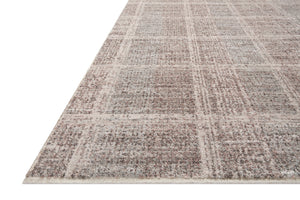 Angela Rose x Loloi Ember Rugs - Fog / Dove-Blue Hand Home