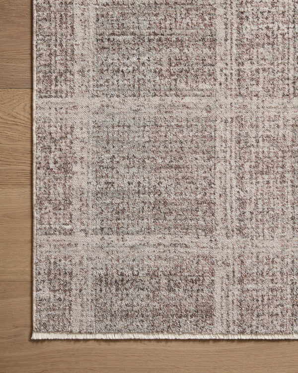Angela Rose x Loloi Ember Rugs - Fog / Dove-Blue Hand Home