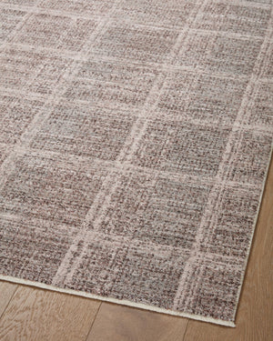 Angela Rose x Loloi Ember Rugs - Fog / Dove-Blue Hand Home