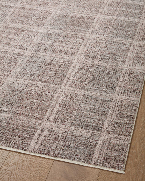 Angela Rose x Loloi Ember Rugs - Fog / Dove-Blue Hand Home