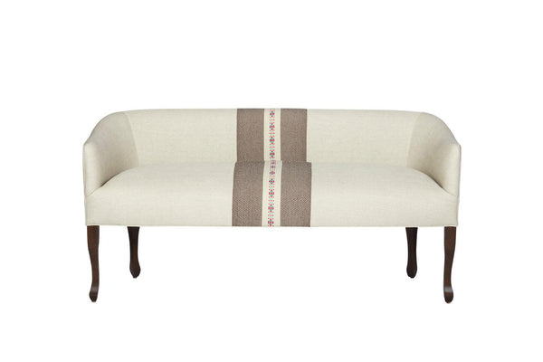 Cisco Home Elena Settee-Blue Hand Home