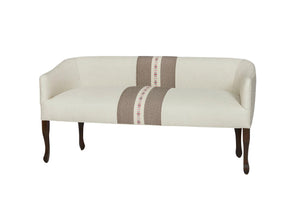 Cisco Home Elena Settee-Blue Hand Home