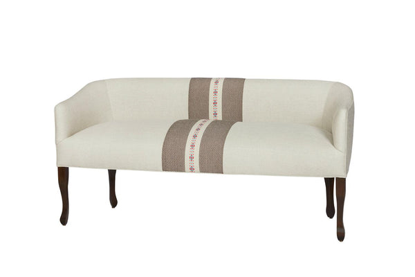 Cisco Home Elena Settee-Blue Hand Home