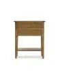 Bramble Eton 3 Drawer Side Table in Antique French Oak-Bramble-Blue Hand Home