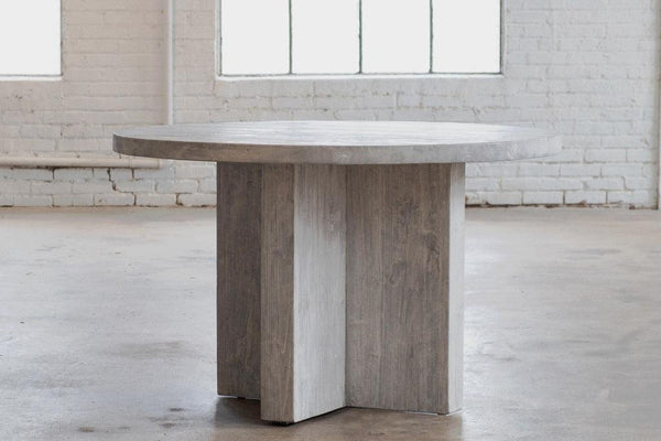 T Base 48 Dining Table (Reclaimed Elm) Store-Blue Hand Home