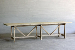Reedition French Farm Table-Blue Hand Home