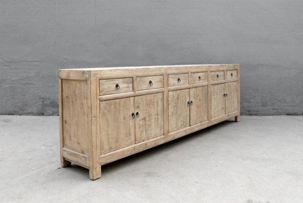 Natural Pine Cabinet-Blue Hand Home