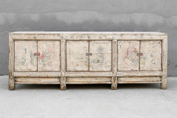 Antique Gansu Buffet-Blue Hand Home