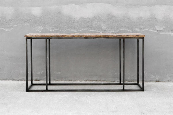 Plank Top Console-Blue Hand Home