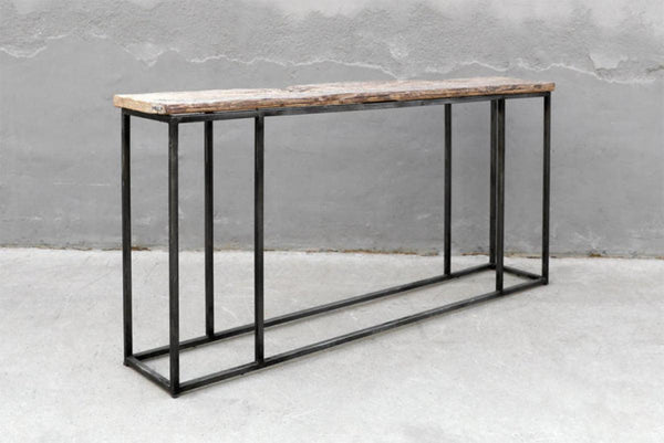Plank Top Console-Blue Hand Home