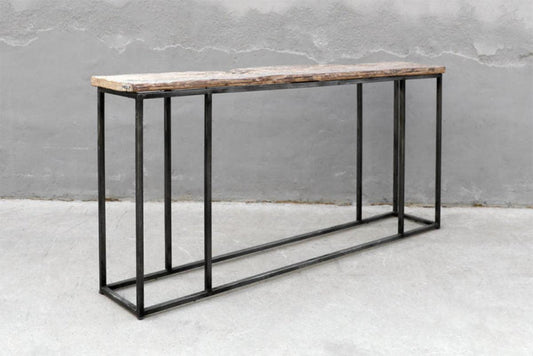 Plank Top Console-Blue Hand Home