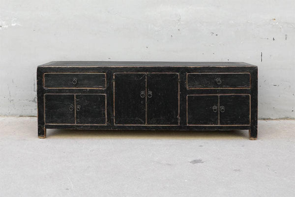 Media Pine Cabinet-Blue Hand Home